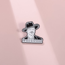 欧美跨境卡通人物头像徽章趣味歌手造型个性精美潮酷音乐系列勋章