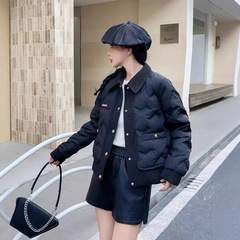 短款羽绒服女冬季2025新款小个子时尚洋气小香风轻薄翻领显瘦外套