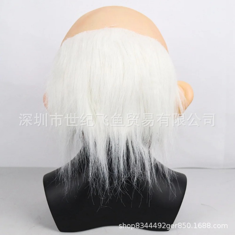 Halloween nueva máscara de cabeza de ancianos máscara de maquillaje de baile de ancianos máscara de látex