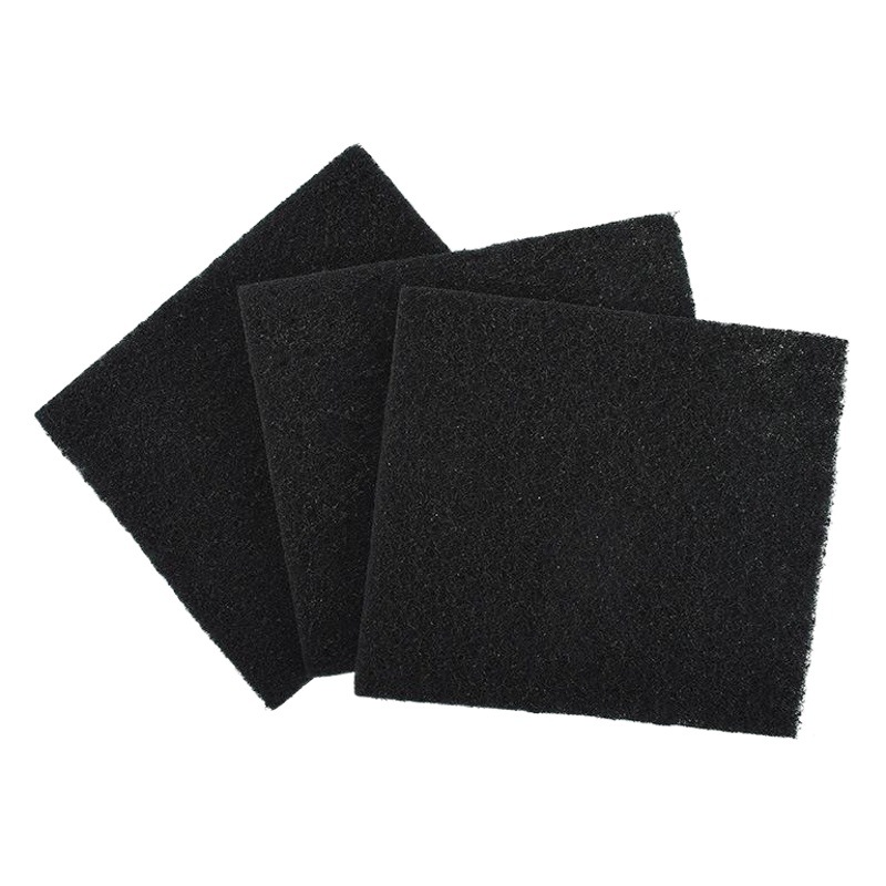 PET caja de arena filtro algodón activado carbón desodorante filtro adecuado tienda cerrado gato caja de arena un paquete de tres piezas