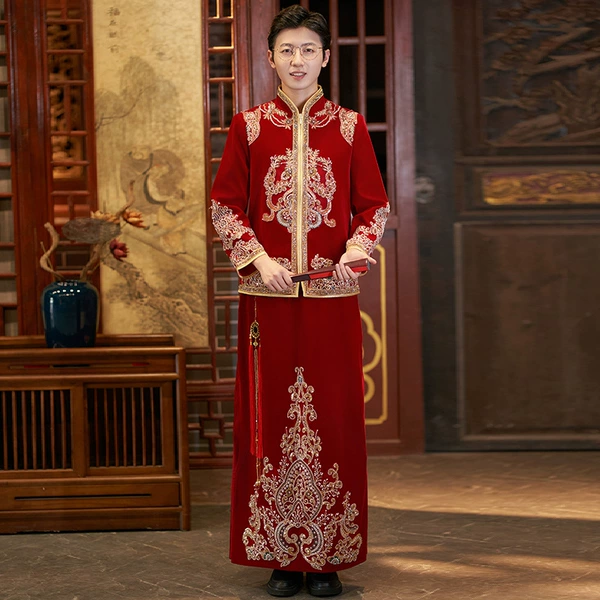Red 584 velvet men
