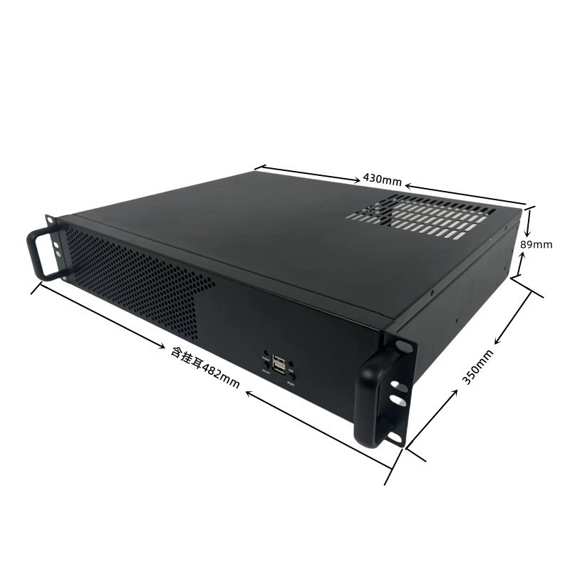 2U server industrial control engine case 3 hard disk chassis multi -hard disk position 2U server computer case