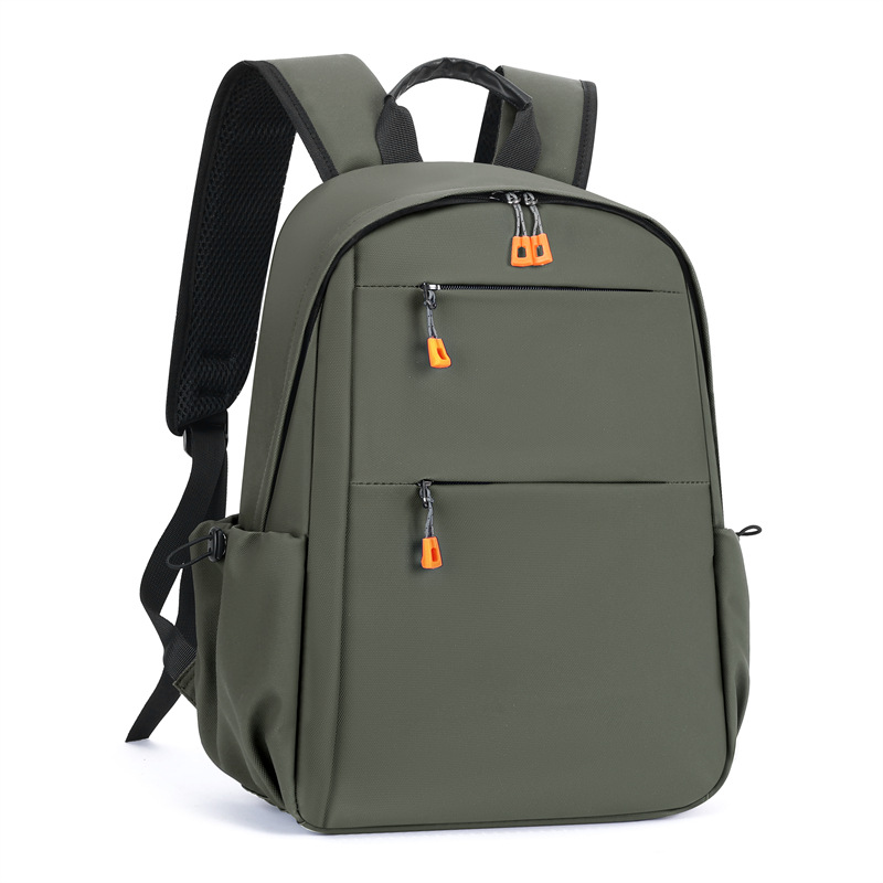 Wholesale waterproof leather business commuter backpack, large-capacity men's backpack, stylish travel backpack, and computer bag