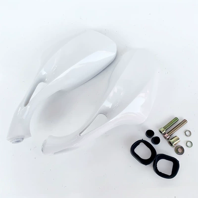 Motorcycle Scooter Electric Vehicle Zhongsha Princess Reversing Mirror Reflective Mirror Rotatable Rearview Mirror with Wide Field of View (Motorcycle rearview mirror) - white-pair-comes-with-screw-pack