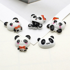 Full body panda resin accessories diy mobile phone case cream glue hairpin hair rope water cup sticker storage box manufacturer discount