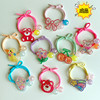 Children's cute hair accessory, hair rope with bow, suitable for teen