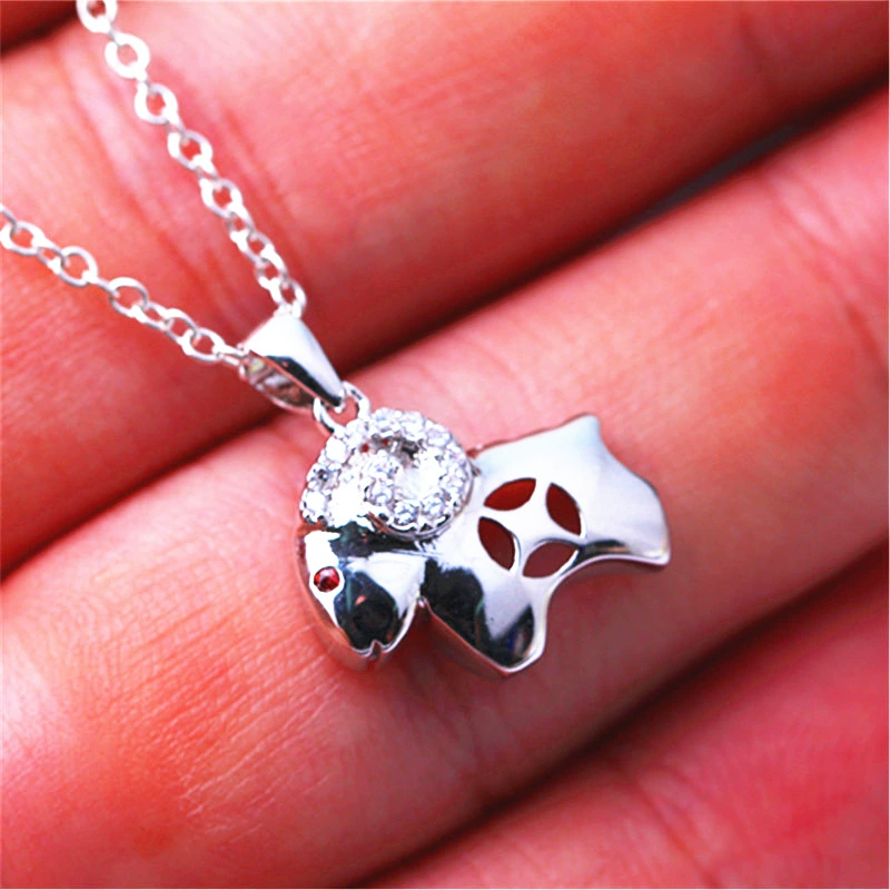 Fashionable chain for key bag , zirconium, pendant, necklace, Korean style, wholesale