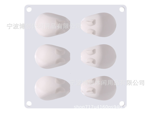 Baking Tools Cartoon Mousse Chocolate Glue Pudding Bowl Cake Size 6 Rabbit Silicone Cake Mold