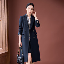 秋冬气质职业装毛呢外套女2025新款通勤时尚简约女神范中长款大衣