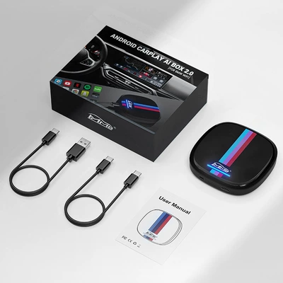 Cross-Border Exclusive Supply of Bm Wireless Carplay Ai Box Car Gps 8+128g Android System Video Conversion Box (Simsiz CarPlay və Android Auto) - 8128ghong-kong-macao-and-taiwan-eurasian-version