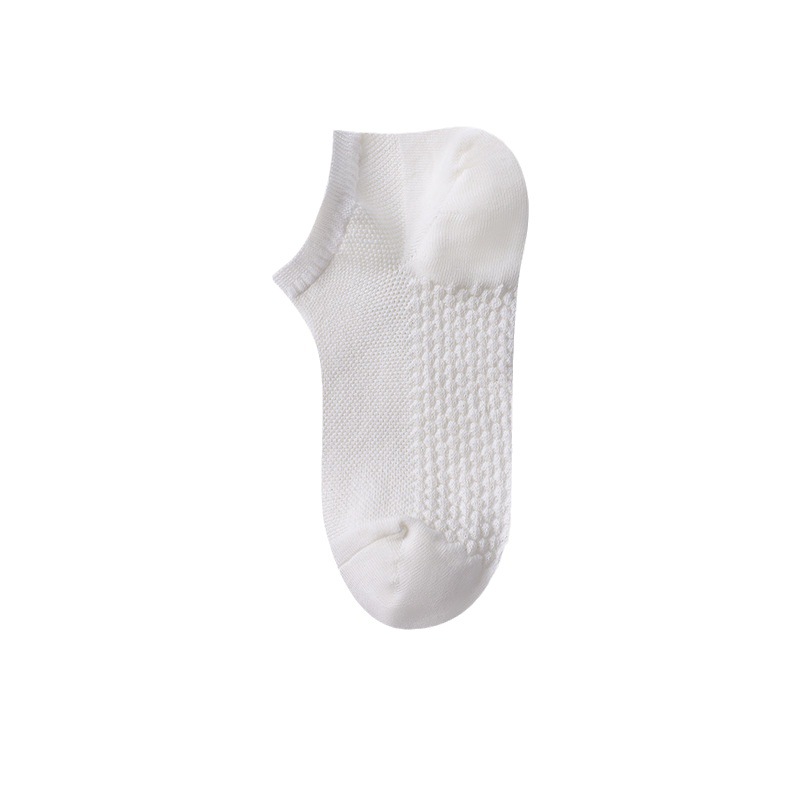 Women's Solid Color Mesh Invisible Socks