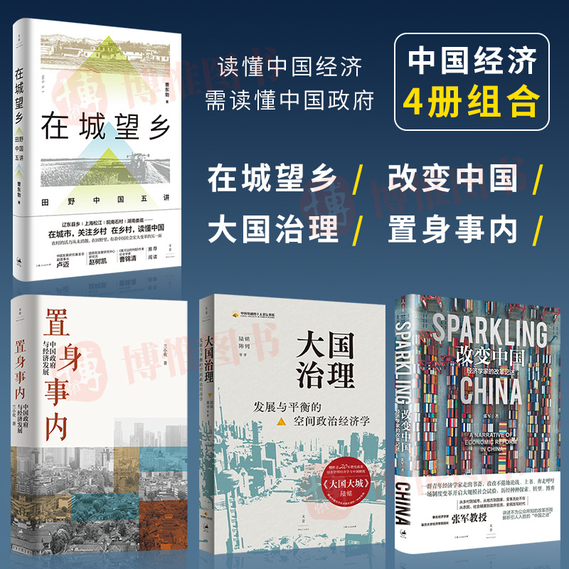 【5册】置身事内+大国大城+在城望乡+改变中国+大国治理 中国政府