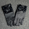 Short gloves for princess, children's wedding dress with bow, wholesale