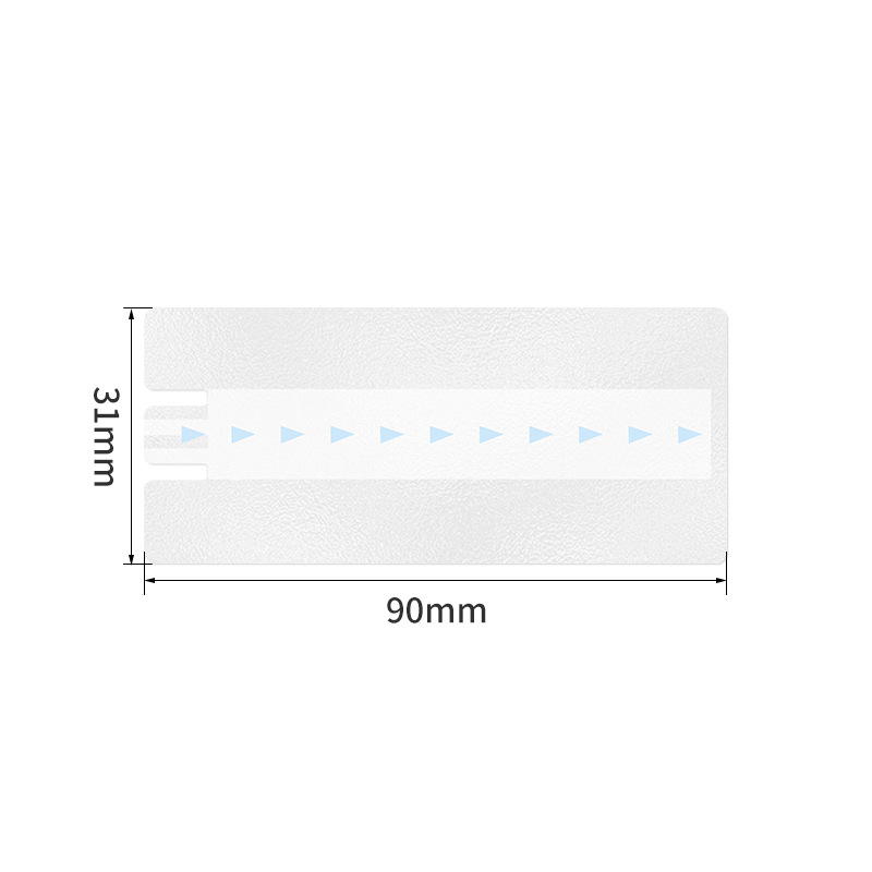 파란색 90*31mm, 5천 장부터 주문 가능, 장당 단가