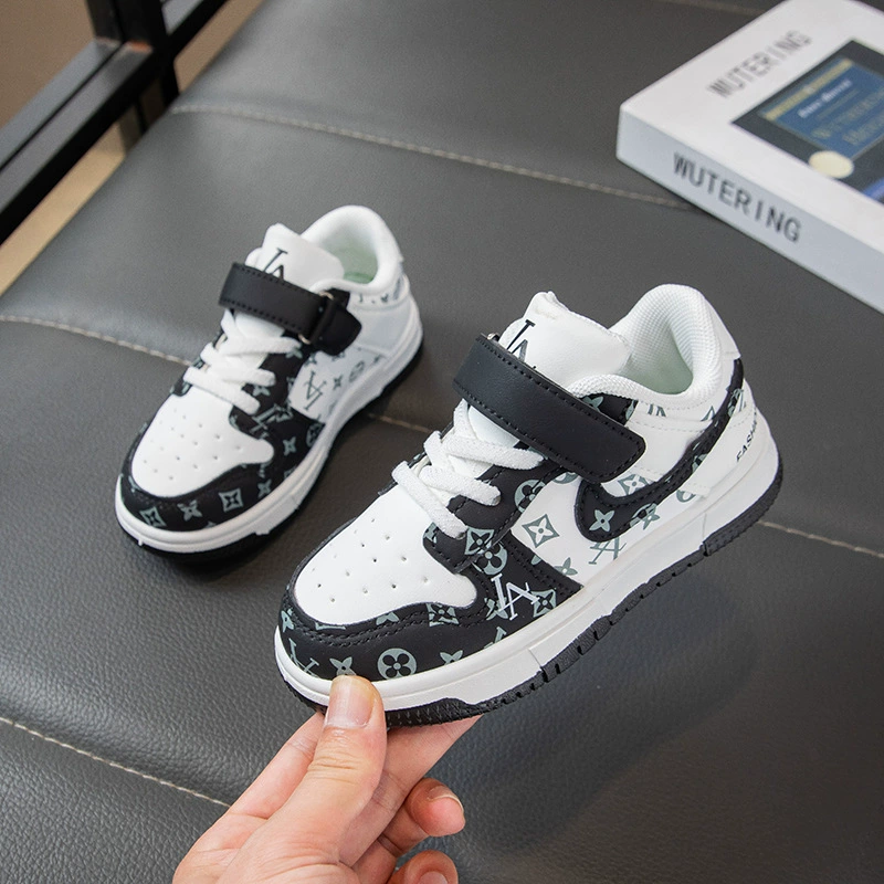 Повседневные кроссовки для мальчиков и девочек, белые туфли