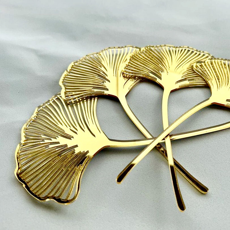 Cross -border ginkgo leaf cake decorative acrylic cake Birthday cake…