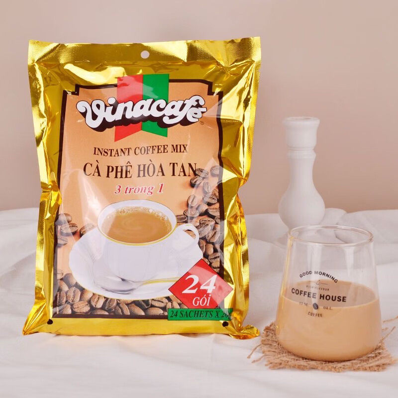 Authorized Vietnamese import of Vinacafe Gold 3-in-1 Instant Coffee 480g Authorized Vietnamese import of Vinacafe Gold 3-in-1 Instant Coffee 480g