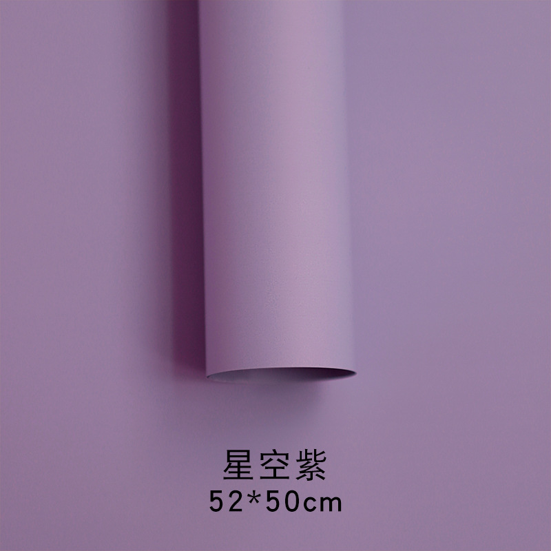 Huaxi espesar 7,5 seda dopamina color sólido papel de moda impermeable flor embalaje de papel floral ramo floral al por mayor transfronterizo