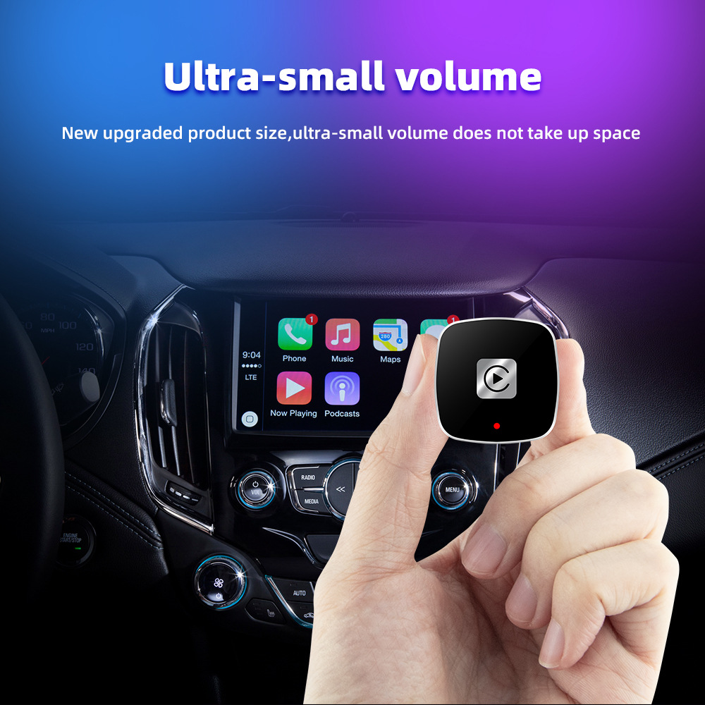 Cross-Border Bluetooth USB Ai Carplay Box Wired to Wireless Android Car Navigation Car-Machine Interconnection Box
