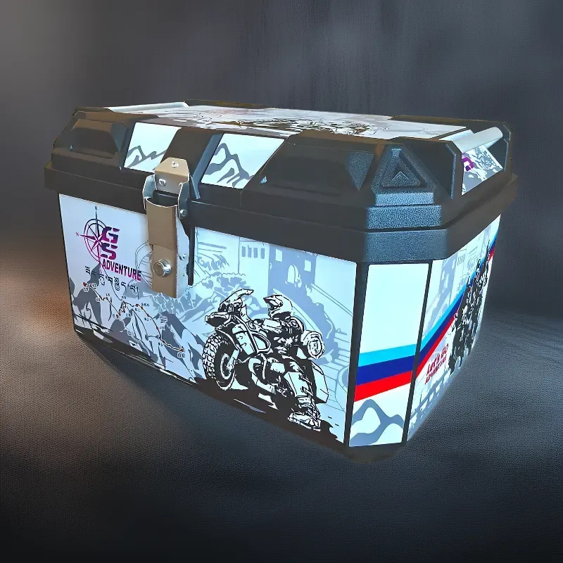 通用摩托车尾箱电动车后备箱超大容量外卖箱非铝合金储物箱防水|undefined