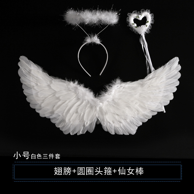 Halloween plumas alas adultos niños fiesta diablo ángel plumas alas props niños ángel alas