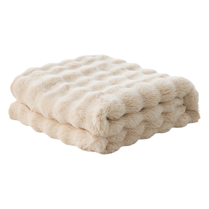 Burbuja conejo-como manta engrosada manta caliente Four Seasons sofá manta Oficina almuerzo manta aire acondicionado manta al por mayor