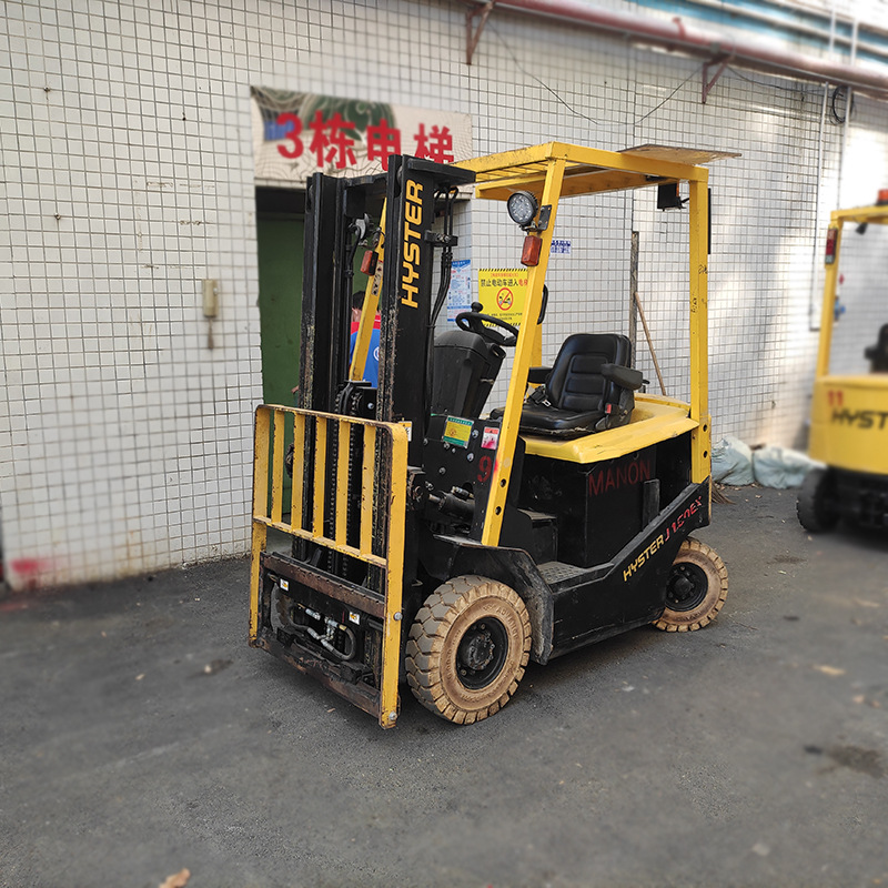 二手叉车海斯特1.5吨四轮座驾式平衡重液压升降电动叉车堆高车