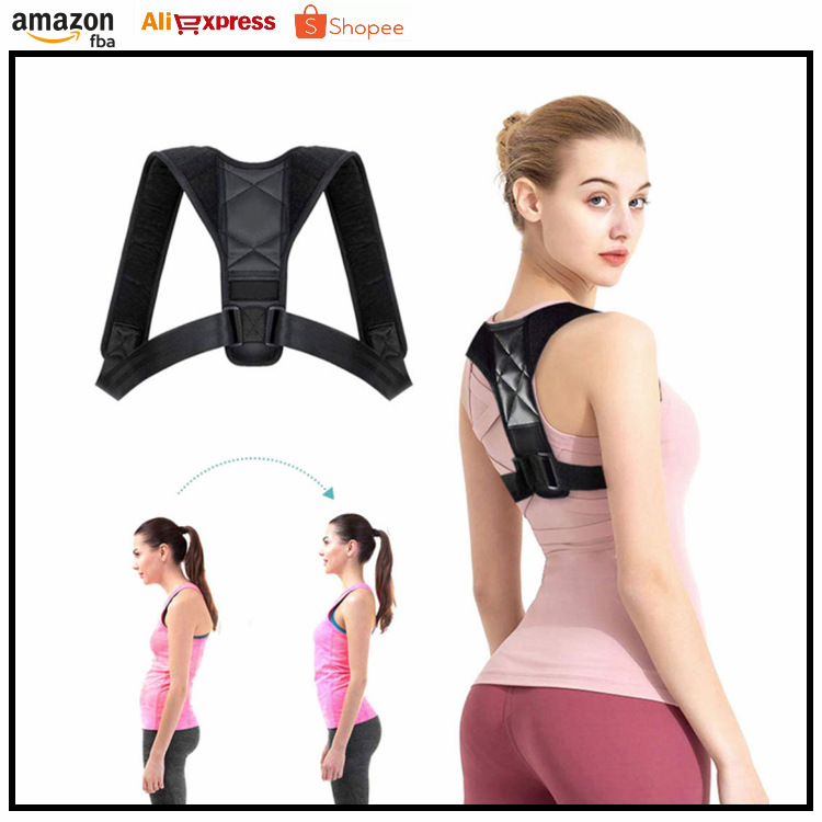 Amazon Hot Selling Back Clavicle Correction Belt Men's and Women's Anti-Camelback Posture Correction with Sitting Posture Corrector Ventilation