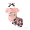 Children's bodysuit, set with letters, jacket, belt, cute trousers, Amazon, with short sleeve, flowered