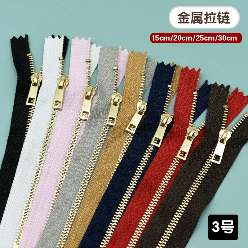 № 3 короткая сумка на молнии ручной работы с закрытым хвостом, металлическая молния из титанового сплава, гладкая кожаная сумка с Y-образным зубом