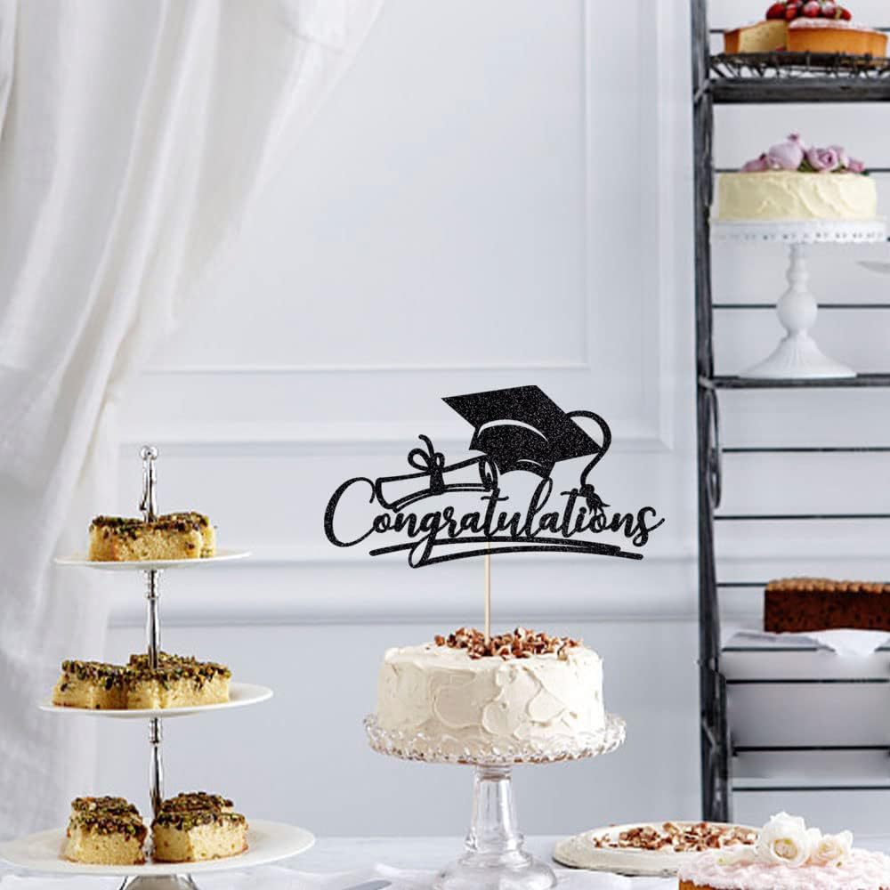 Transfronterizo 2024 nuevos productos temporada de graduación fiesta temática decoración de pasteles inserción de tarjetas felicitaciones decoración de pasteles de graduación