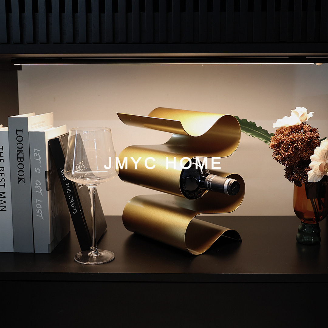 Light Luxury Simple Creative Wine Rack Storage Ornaments Home Living Room Entrance Wine Cabinet Restaurant Bar High-End Decorations