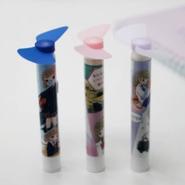 迷你手持扇;圆珠笔中油笔;礼品笔