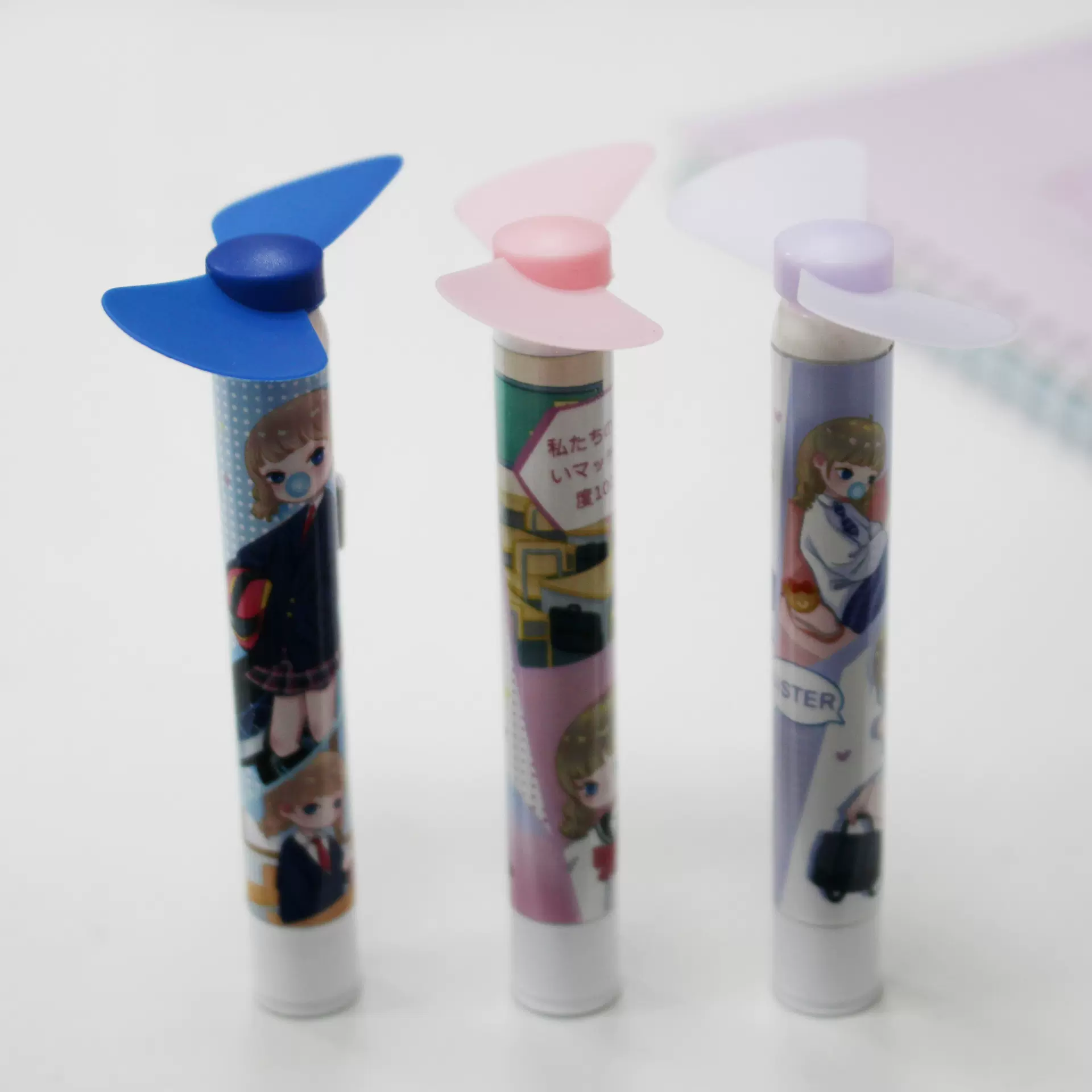 NANA校园系列中小学生手持卡通便携小风扇户外手持式便携式电风扇