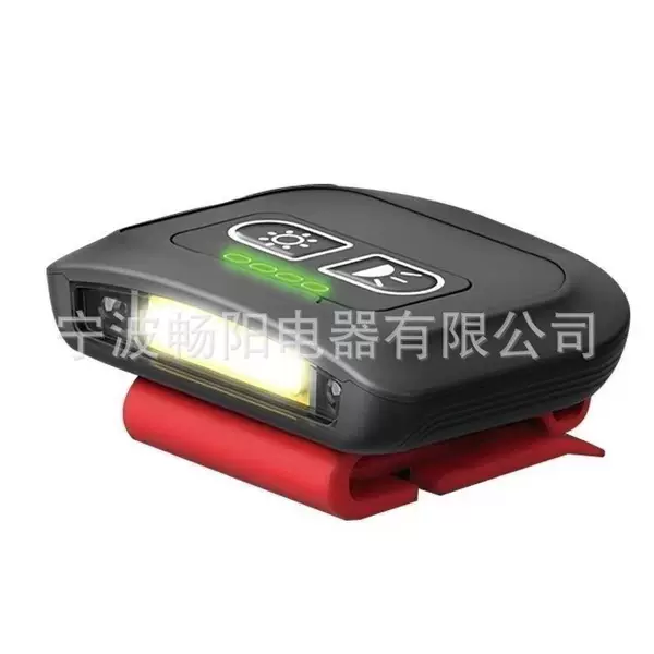 Fishing Headlamp Clip-On Sensor Head-Mounted Bait Cap Clip Light with Ultra-Long Battery Life, Rechargeable, Strong Light for Night Fishing, Hands-Free Sensor