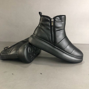 Men's Winter Snow Boots with Plush Lining, Warm Snow Cotton Shoes, Waterproof and Non-Slip Men's Thickened Northeast Cotton Shoes