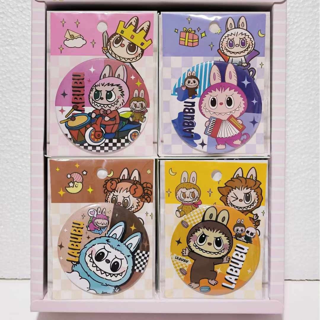 라부부 미니 원형 거울 [36개 구매 시 한 박스 발송]