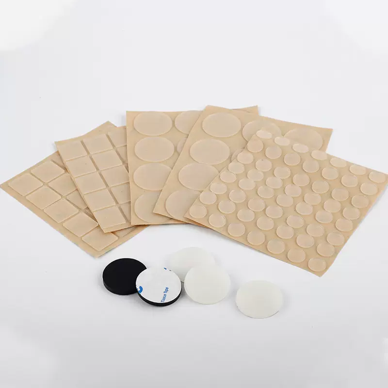 硅胶透明防撞粒贴柜门家用防撞静音减震胶粒缓冲垫脚垫家具防滑