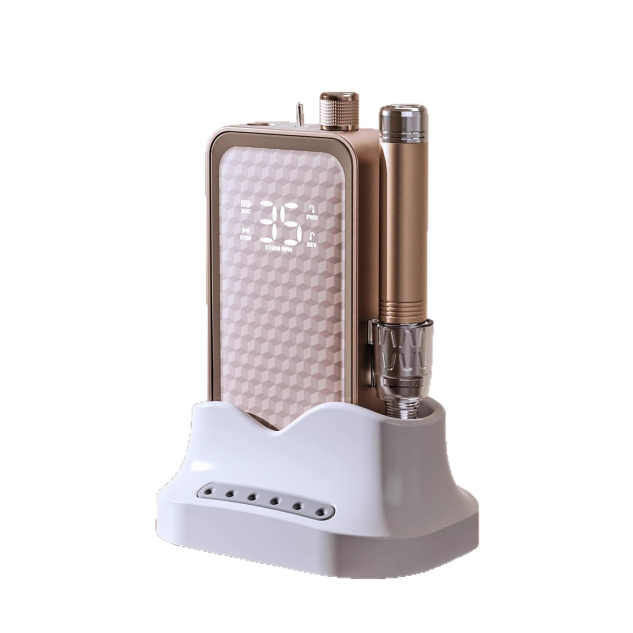 Tipo de almacenamiento sin escobillas 48W máquina de molienda especial para la tienda de manicuras, base de eliminación de uñas muertas, máquina de pulido de uñas sin escobillas