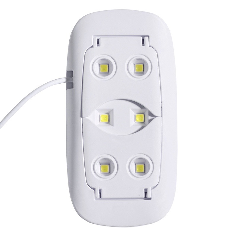 Mini ratón lámpara de uñas sunmini máquina de fototerapia USB pequeña lámpara de curado UV portátil plegable lámpara de cocción de uñas