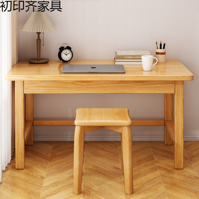Solid Wood Desk Computer Desk Desktop Student Home Study Writing Desk Bedroom Simple Desk Workbench Table