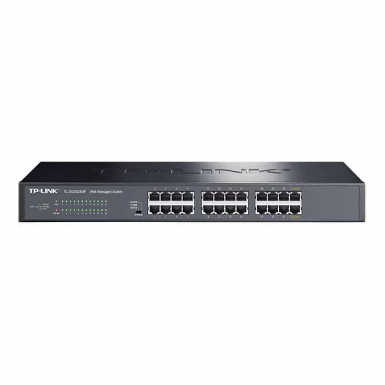 Коммутатор уровня предприятия с управлением в облаке, 24 порта Gigabit POE и питание, TP-LINK TL-SG2024MP