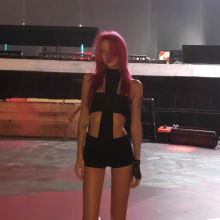 FC1403欧美跨境性感修身挂脖抹胸短裤时尚套装女装