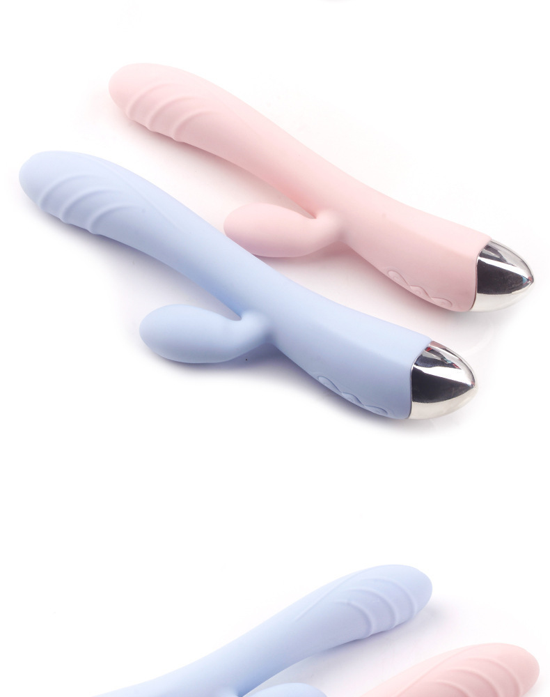 10-Frequency Vibrating Egg Vibrator, Silicone Body Wand, USB Rechargeable, Pink or Blue — detail image 8