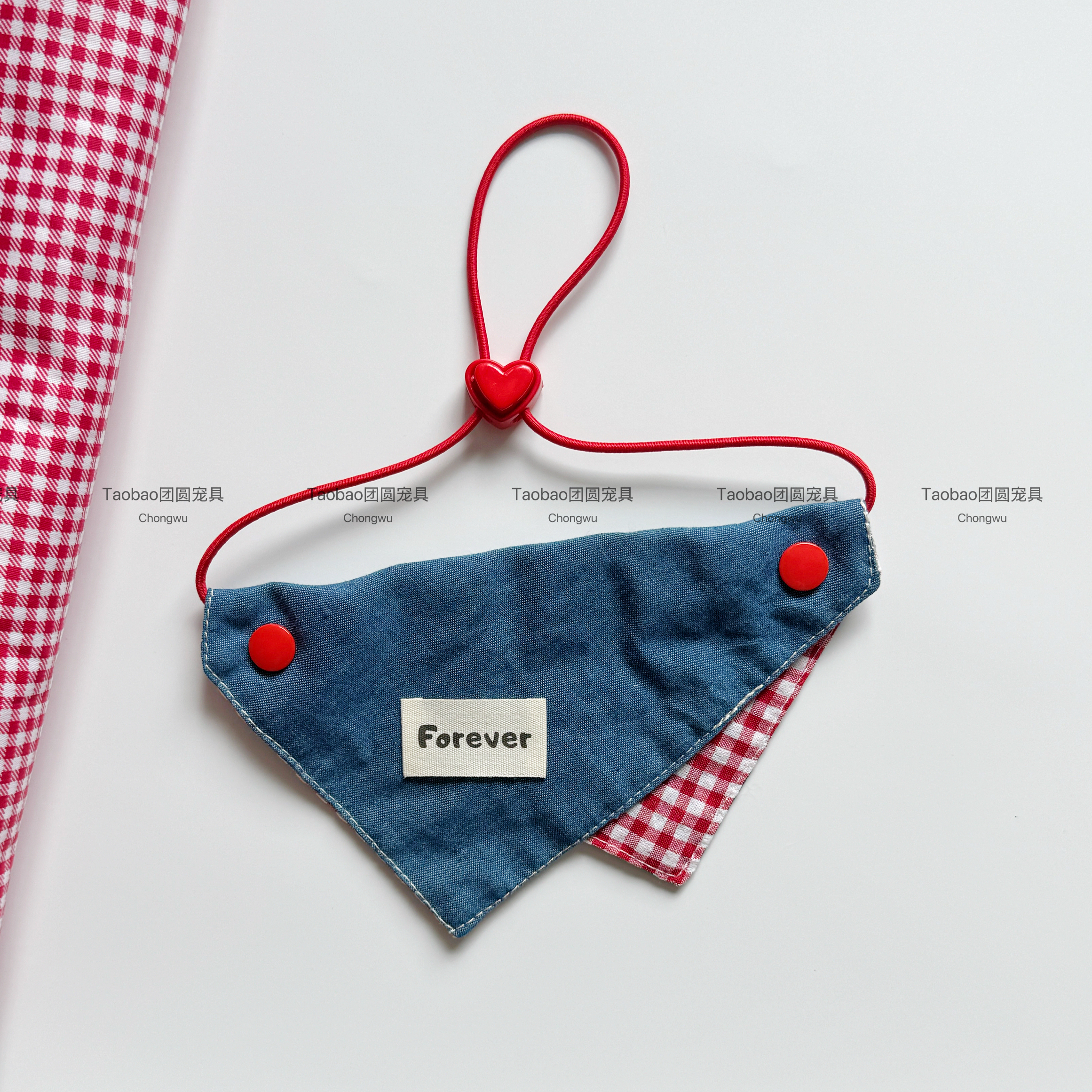 Original Pet Saliva-Proof Double-Sided Triangle Bandana, Cat Bib, Dog Scarf, Bichon Triangle Bandana, Photo Shoot Dog Saliva Towel
