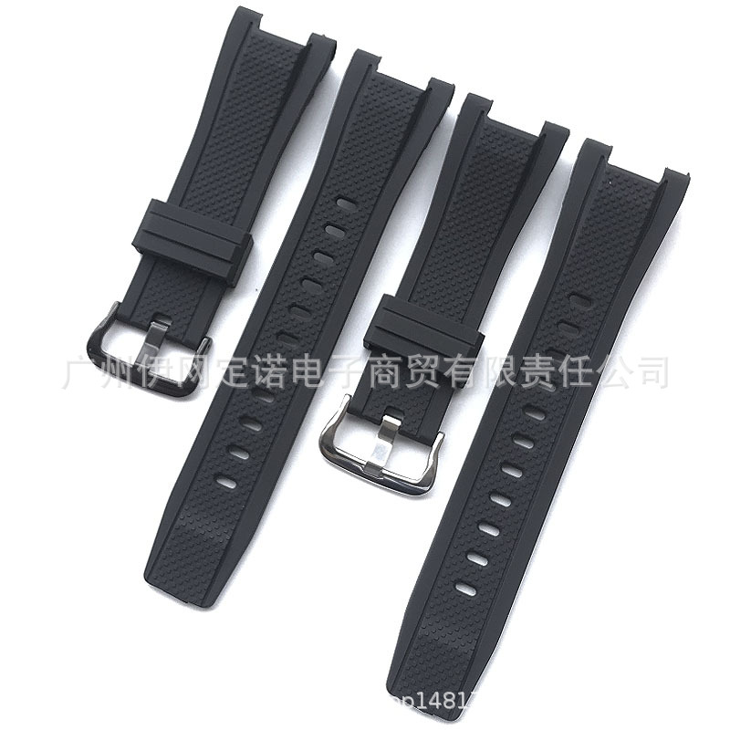 [代用G-SHOCK GST-210/W300/S100/S110/B100钢铁之心橡胶表带配件]