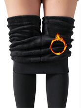 U 26444 Fleece Lined Pearl Velvet Leggings ���������޴�׿�