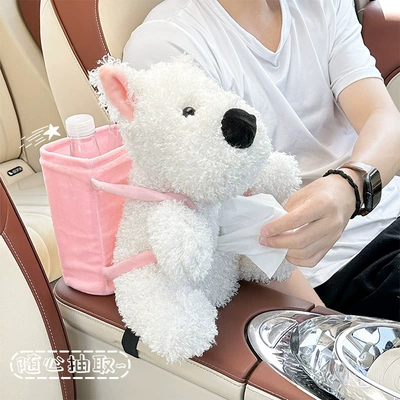 Car tissue box/set: Plush Doll Car Tissue