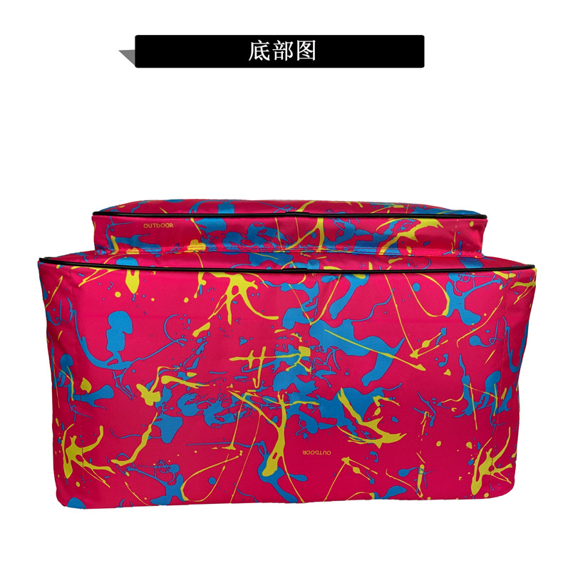玫红色底部图