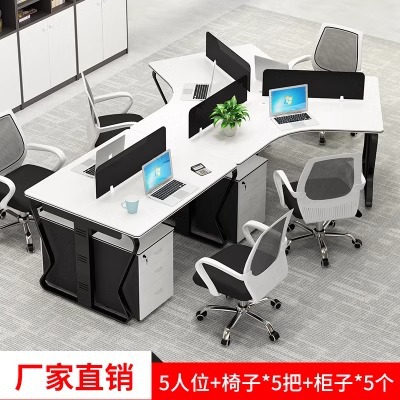 5 asientos con gabinete y silla